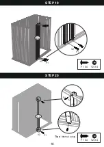 Предварительный просмотр 18 страницы Patiowell T-PS1053S0BNA Assembly Instructions Manual