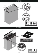 Предварительный просмотр 20 страницы Patiowell T-PS1053S0BNA Assembly Instructions Manual