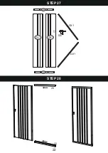 Предварительный просмотр 22 страницы Patiowell T-PS1053S0BNA Assembly Instructions Manual