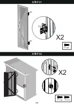 Предварительный просмотр 24 страницы Patiowell T-PS1053S0BNA Assembly Instructions Manual