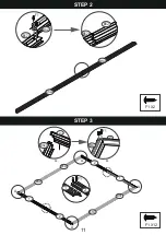 Предварительный просмотр 11 страницы Patiowell T-PS22-0096 Assembly Instructions Manual