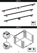 Предварительный просмотр 16 страницы Patiowell T-PS22-0096 Assembly Instructions Manual