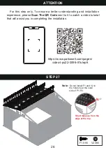 Предварительный просмотр 26 страницы Patiowell T-PS22-0096 Assembly Instructions Manual