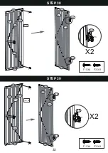 Предварительный просмотр 33 страницы Patiowell T-PS22-0096 Assembly Instructions Manual