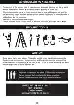 Preview for 3 page of Patiowell T-PS22-0110-BK Assembly Instructions Manual