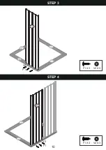 Preview for 10 page of Patiowell T-PS22-0110-BK Assembly Instructions Manual