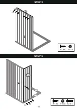 Preview for 11 page of Patiowell T-PS22-0110-BK Assembly Instructions Manual