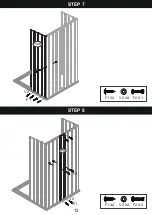 Preview for 12 page of Patiowell T-PS22-0110-BK Assembly Instructions Manual