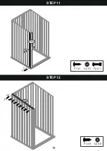 Preview for 14 page of Patiowell T-PS22-0110-BK Assembly Instructions Manual