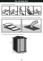 Preview for 2 page of Patiowell T-PS23-0383A-DGY Assembly Instructions Manual