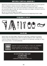 Preview for 3 page of Patiowell T-PS23-0383A-DGY Assembly Instructions Manual