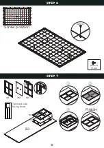 Preview for 12 page of Patiowell T-PS23-0383A-DGY Assembly Instructions Manual