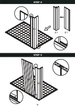 Preview for 13 page of Patiowell T-PS23-0383A-DGY Assembly Instructions Manual