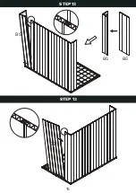 Preview for 15 page of Patiowell T-PS23-0383A-DGY Assembly Instructions Manual