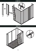 Preview for 16 page of Patiowell T-PS23-0383A-DGY Assembly Instructions Manual