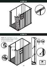 Preview for 18 page of Patiowell T-PS23-0383A-DGY Assembly Instructions Manual