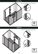 Preview for 19 page of Patiowell T-PS23-0383A-DGY Assembly Instructions Manual