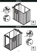 Preview for 21 page of Patiowell T-PS23-0383A-DGY Assembly Instructions Manual