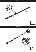 Preview for 22 page of Patiowell T-PS23-0383A-DGY Assembly Instructions Manual