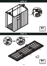 Preview for 23 page of Patiowell T-PS23-0383A-DGY Assembly Instructions Manual