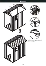 Preview for 24 page of Patiowell T-PS23-0383A-DGY Assembly Instructions Manual