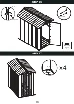 Preview for 28 page of Patiowell T-PS23-0383A-DGY Assembly Instructions Manual