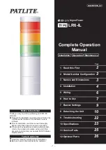 Patlite LR6-IL Operation Manual предпросмотр