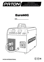 Предварительный просмотр 1 страницы Paton EuroMIG User Manual