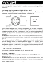 Предварительный просмотр 7 страницы Paton Feeder-15-2 Data Sheet And Operating Manual