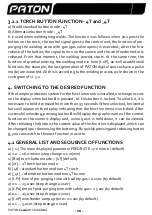 Предварительный просмотр 11 страницы Paton Feeder-15-2 Data Sheet And Operating Manual