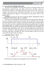 Предварительный просмотр 18 страницы Paton MultiPRO Series Data Sheet And Operating Manual