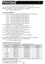 Предварительный просмотр 60 страницы Paton PRO-160 User Manual