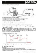 Предварительный просмотр 77 страницы Paton PRO-160 User Manual