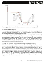 Предварительный просмотр 79 страницы Paton PRO-160 User Manual