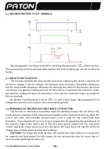 Предварительный просмотр 86 страницы Paton PRO-160 User Manual