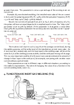 Предварительный просмотр 15 страницы Paton PRO-315-400V Data Sheet And Operating Manual