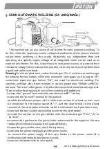 Предварительный просмотр 19 страницы Paton PRO-315-400V Data Sheet And Operating Manual