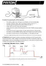 Preview for 16 page of Paton PROMIG-160 Instruction Manual