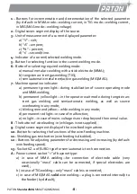 Предварительный просмотр 8 страницы Paton StandardMIG-160 Data Sheet And Operating Manual