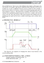 Предварительный просмотр 22 страницы Paton StandardMIG-160 Data Sheet And Operating Manual