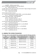 Предварительный просмотр 29 страницы Paton StandardMIG-160 Data Sheet And Operating Manual