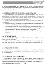 Предварительный просмотр 30 страницы Paton StandardMIG-160 Data Sheet And Operating Manual