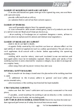 Предварительный просмотр 33 страницы Paton StandardMIG-160 Data Sheet And Operating Manual