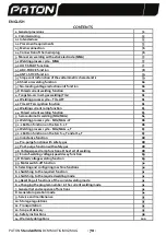 Предварительный просмотр 71 страницы Paton StandardMIG-160 User Manual