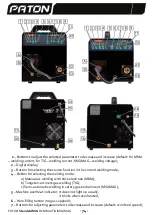 Предварительный просмотр 75 страницы Paton StandardMIG-160 User Manual