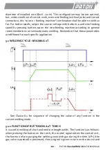 Предварительный просмотр 21 страницы Paton StandardMIG -200 Data Sheet And Operating Manual