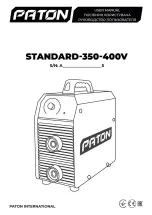 Предварительный просмотр 1 страницы Paton STANDART-350-400V User Manual