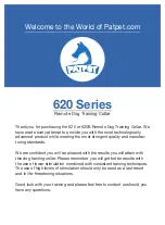 Patpet 620 Series Product Manual preview