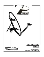 Patriot Antenna 1.8m Offset TxRx Installation & Assembly Instructions Manual preview