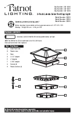 Patriot Lighting 26263 Manual preview